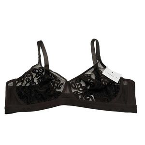 Empreinte | Brown Lace Wireless Bra‎ Size 40C